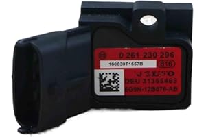 31355463 Turbocharger Boost Pressure Sensor In Intercooler.Compatible For Volvo C30 S40 S60 T5 2005-2009 V70 R 2004-2007 XC60