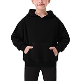 Hvididan Girls Hoodies Fleece Long Sleeve Oversized 5-14Y