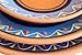 Cactus Canyon Ceramics Spanish Terracotta 5-Piece Salad Plate Set, Multicolor