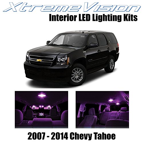 Click Here to See More Images XtremeVision Chevy Tahoe 2007-2014 (12 Pieces) Pink Premium Interior LED Kit Package + Installation Tool