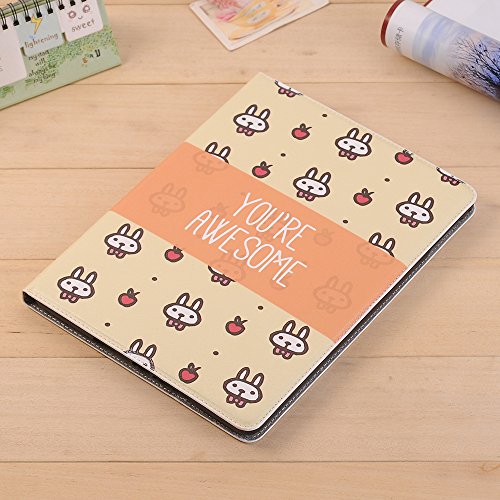 Sammid Cute iPad 2105/2017 Pro 12.9 Case for Women, Premium PU Leather Flip Folio Stand Case with Pen Holder Slot,for Apple iPad 2105/2017 Pro 12.9