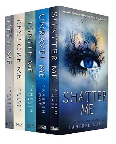 Shatter Me Series Collection 5 Books Set By Tahereh Mafi (Shatter, Restore, Ignite, Unrave, Defy Me)