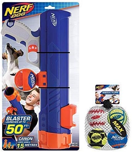 nerf dog large tennis ball blaster