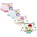 Antion Girl's 3-7T Modal 2 Cartoon Boyshorts Underwear(Pack Of 4) Size Extra Large