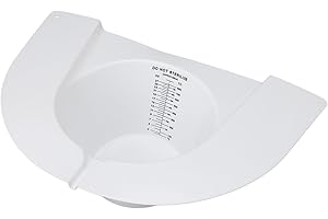 EVGATSAUTO Toilettenurin Hat Plastic Guests Exacts Collector, Ergonomic Design for Simple Urine Transmission, Versatile Conta