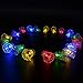 CrazyFire 16ft/5m LED Party Light,Bell Shape 20 LEDs Colorful Party Light Strings for Chritsmas Wedding Halloween Party Decorations Outdoor Lights Solar Powered with 3 Modes