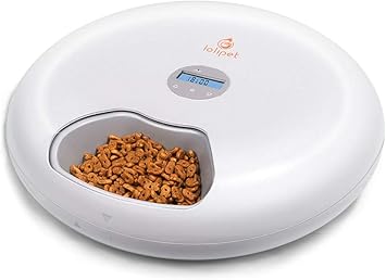 xingpin futterautomat 6 mahlzeiten mit programmierbarem timer trocken und nassfutter kiste flexible portionskontrolle doppelte stromversorgung usb batteriefur kleine hunde und katze amazon de haustier