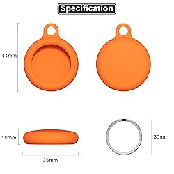 Oakxco for Airtag Keychain Silicone, Airtag Holder