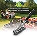 [Upgraded Version] Homitt BBQ Grill Brush Sturdy Stainless Steel Barbecue Brush Cleaner, 18 inch Long Enough to clean Charcoal, Weber, Porcelain and Infrared Grill - Handy Storage Bag Included