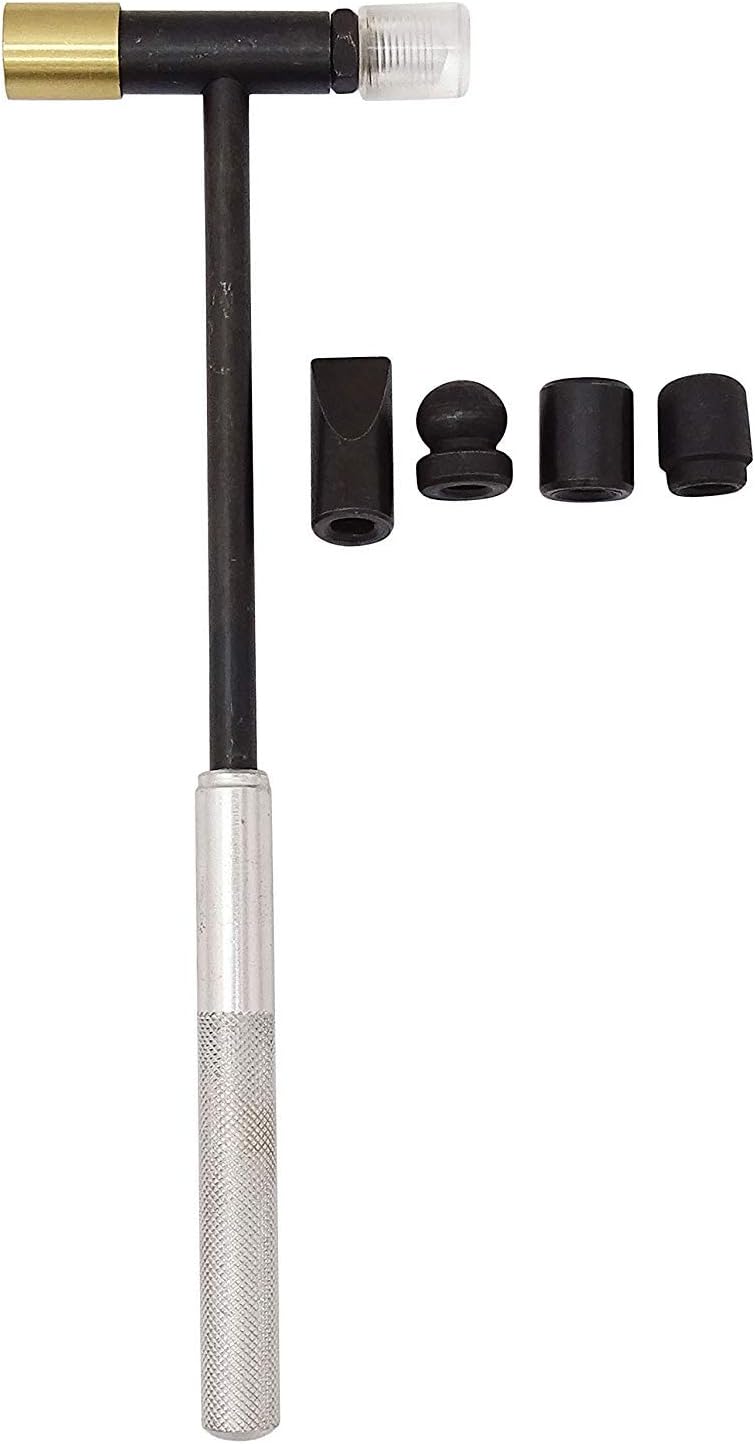 ManOnMoon Multi-Purpose Jewelers Metal Hammer With 6 Interchangeable Head Tools