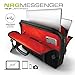 Ghostek NRGmessenger Series 8.5L Laptop Messenger Shoulder Bag + 16,000mAh Power Bank with 3 USB Ports | Water Resistant | Laptops Up to 15.3