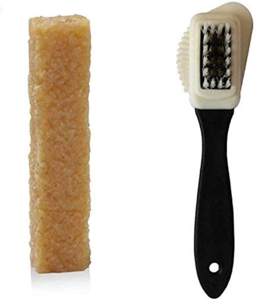 Shoe Rubber Eraser +3Sides Cleaning Brush