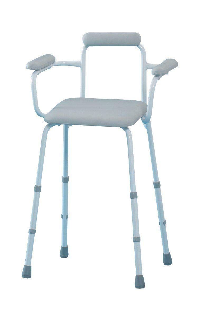 Homecraft Sherwood Perching Shower Stool with Padded Back and Arms Amazon.co.uk Business