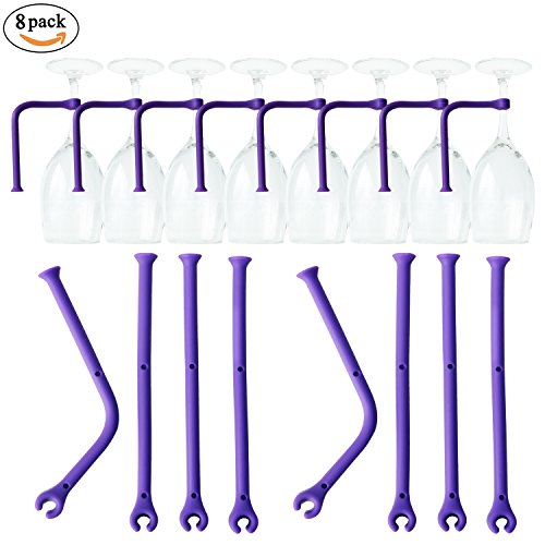Tether Stemware Saver flexible dishwasher 8 sets for Wine Glass Dishwasher Holder (8) - Thumbnail 6