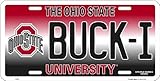 BUCK I Ohio State Novelty License Plate