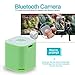 WONFAST The World's Smallest Magical and Portable Multifunction Wireless Bluetooth Speaker with Bluetooth Remote Shutter,Anti-theft device of phone,Impressive Sound Quality You Never Imagine,Great for Listening Music,Taking self-portraits, Bluetooth Chat-(Green)