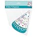 Unique One Size Confetti Cake Birthday Party Cone Hats 8 Pcs, Multi