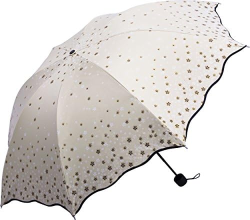 Zero Transmittance Floral Umbrella Black Plastic Super Prevent Sun Index 40+ Parasol Folding Umbrella Creative Arched Princess Western Style Umbrella International Style Parasol