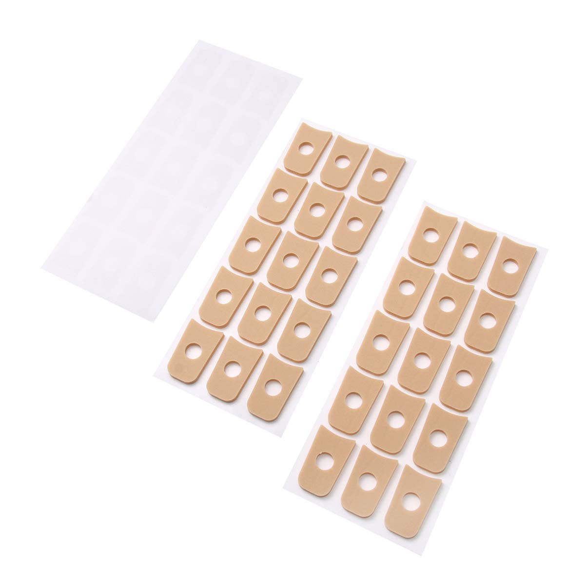 Heallily 45Pcs Felt Callus Pads Callus Cushions Toe Pads Self Adhesive Soft Foam Corn Pads Waterproof Toe and Foot Protectors : Beauty