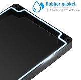 Therlan ABS Project Enclosure Box 2pcs Black IP65 Waterproof Junction Box view 5