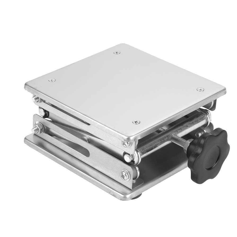 Stainless Steel Scissor Lift, Laboratory Equipment, Other Laboratory Products, Laboratory Lifting Platform, Stand, Laboratory Standing Table, Lab-Lift Lifter, 150 x 150 x 250 mm for Scientific