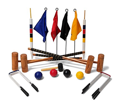 Uber Games 9 Wicket Croquet Set - Garden - 4 Player - Thumbnail 5