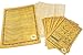 CraftsOfEgypt Set 10 Egyptian Papyrus Paper 6x8 Inch (15x20 cm) - Ancient Alphabets Papyrus Sheets-Papyri for Art Project, Scrapbooking, and School History - Ideal Teaching Aid Scroll Paper