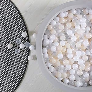 GOGOSO Ball Pit Balls 100 – Soft Plastic Balls for Babies Toddlers Kids Children with Storage Bag for 1 2 3 Years Old, 3…