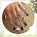 LOLIAS 60 Pcs Vintage Knuckle Ring Set for Women Girls Stackable Rings Set Hollow Carved Flowers