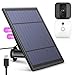 KASMOTION [Upgraded Version] Solar Panel for Blink XT XT 2 Security Camera, Wall Mount Outdoor Weather Proof Solar Power Charging Panel for Blink XT XT 2 Home Security Camera System