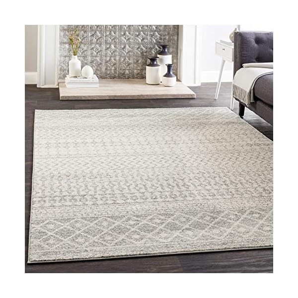 Livabliss Chester Boho Moroccan Area Rug,7'10" x 10'3",Grey The Home