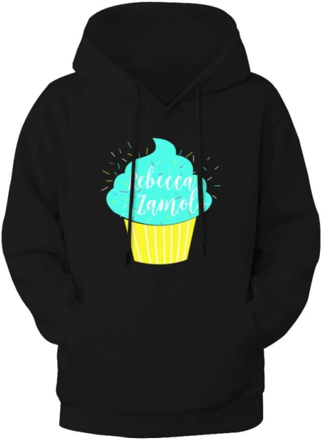 iCoup Womens Rebecca Ramolo Zamfam Teal Cupcake Hoodies Sweatshirt