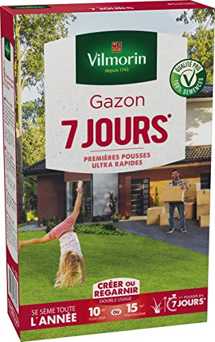 Vilmorin – Rasen 7 Tage, 250 g, Grün