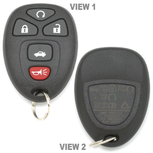 Gm 20935331 Key Fob Transmitter Oem 5-Button