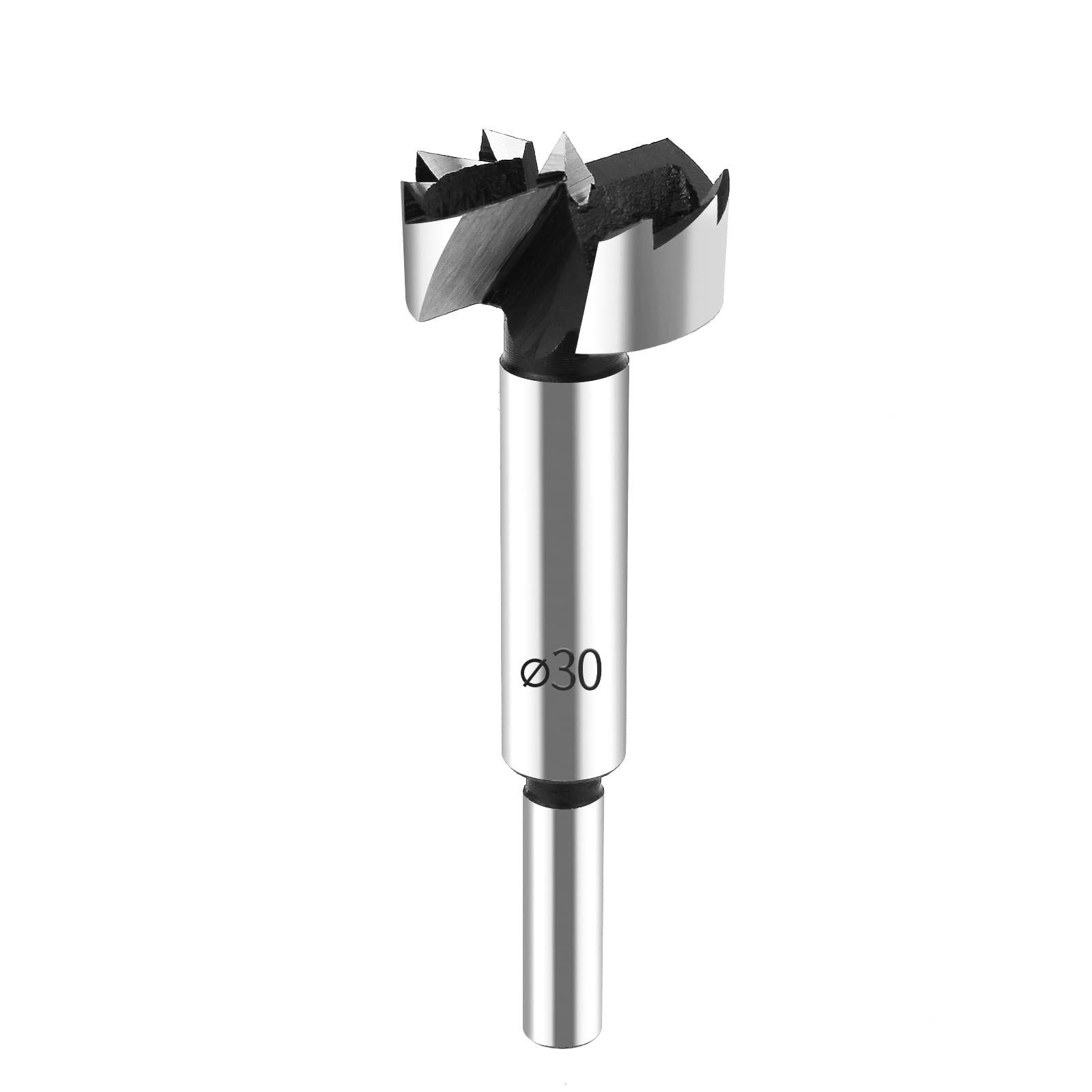 HPHOPE 30mm Forstner Bit, Forstner Drill Bit 30mm for Wood, Round Shank Drill — image 1