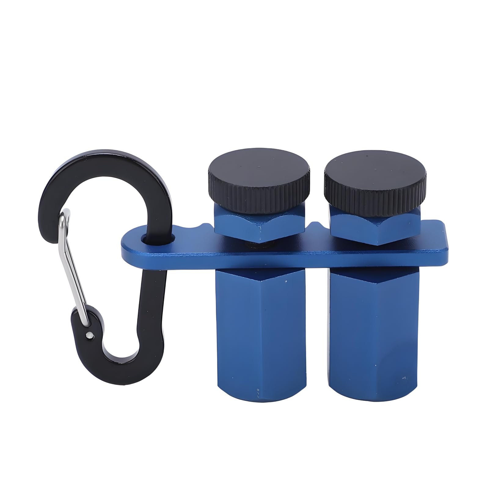 Stair Gauge Kit, Tall Stair Gauges for Framing Square with Carabiner, Tall Stair Gauge for Circular Saw, Framing Square Stops Metal Stair Stringer Layout Tool