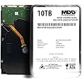 MDD 10TB 7200 RPM 256MB Cache SATA 6.0Gb/s 3.5inch Internal Hard Drive for Surveillance Storage (MD10TGSA25672DVR) - 3 Years Warranty (Renewed)