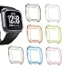 RuenTech For Fitbit Versa Case, TPU Protective Case Frame Shock Resistant Cover Protector Shell For Fitbit Versa Smart Watch (7-Pack)