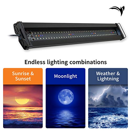 Aquatic Life Edge WiFi LED Aquarium Light, 48-Inch Marine