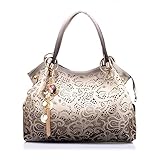 Realer Women's Handbag Tote Purse Shoulder Bag Pu Leather Fashion Top Handle Designer Bags for Ladies