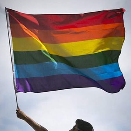 Amazon Com Vanselonsa Friendly Rainbow Flag Bisexual Transgender