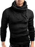 Grin&Bear Slim Fit shawl collar knit sweatshirt cardigan hoodie, GEC555