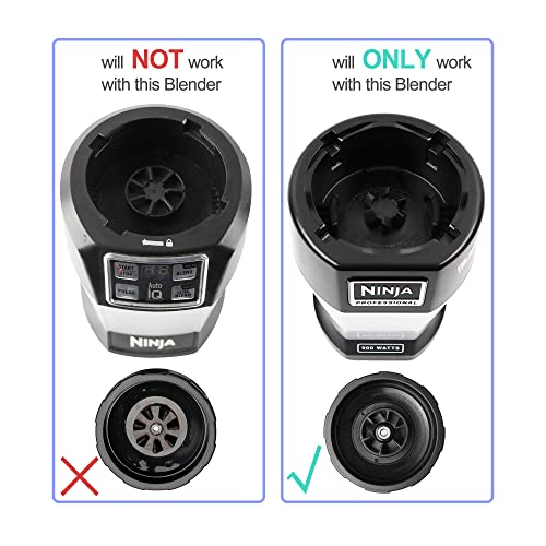 6Fin Ninja Blender Blade Replacement Parts Female Fins Blade