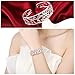 KACON Sterling Silver Bangle Bracelet, Fashion Simple Open Bangles Cuff bracelets for Women