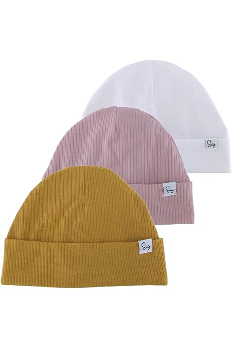 Gorro Bebe Set Gorros Y Guantes Para Bebé 0-3 Meses Pack De