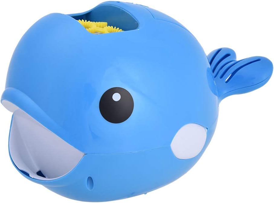 Iusun Bubble Machine Baby Tub Bath Toys Automatic Bubble Maker 2000+ Bubble Blower Play Bathing Dool for Kids Children's Family- Ship From USA (Blue)