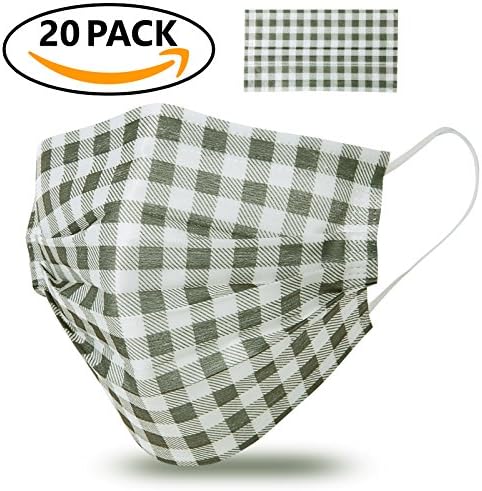JayJay 20 Pack Disposable Anti Pollution Dust Mouth Mask PM2.5 Non-Woven Fabric Fashion Mask