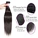 YIROO Brazilian Virgin Straight Hair Weave 3 Bundles 9A 100% Unprocessed Brazilian Virgin Human Hair Weave Extensions Natural Color 95-100g/pc (8 10 12 inch)