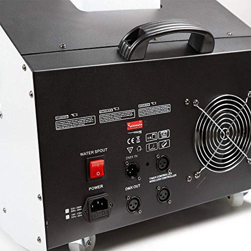 DONNGYZ Dry Ice Machine Low Lying Fog Smoke Maker Cloud Effect DMX512 Professional Commercial Suitable for Stage Concert Wedding Party Show w/Remote Controller 3000W(US Stock)
