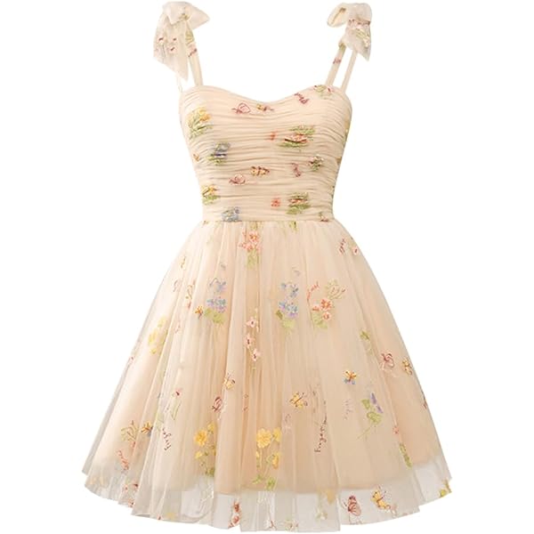 Amazon.com: Women Vintage Embroidered Evening Dress V Neck Short 3/4  Sleeves Wedding Cocktail A Line Midi Gown(S,S1) : Clothing, Shoes & Jewelry